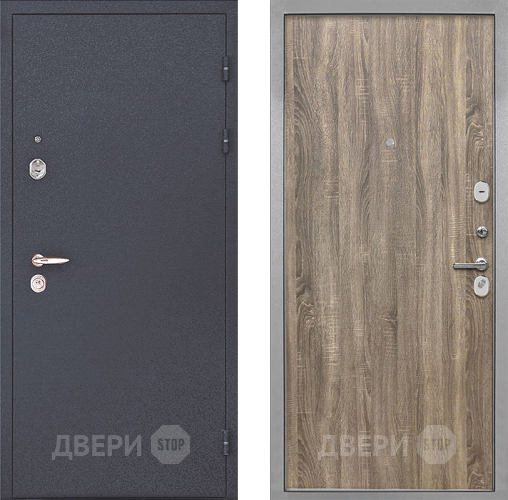 Входная металлическая Дверь Интекрон (INTECRON) Колизей Гладкая Дуб турин в Зарайске