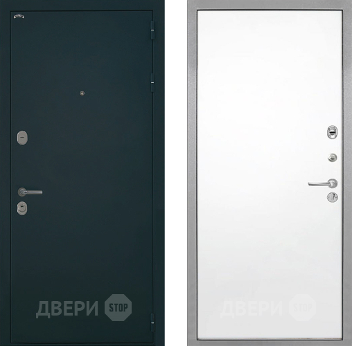 Входная металлическая Дверь Интекрон (INTECRON) Греция Гладкая Силк Сноу в Зарайске