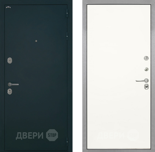 Входная металлическая Дверь Интекрон (INTECRON) Греция Гладкая Слоновая кость в Зарайске