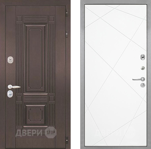 Входная металлическая Дверь Интекрон (INTECRON) Италия Лучи-М Софт милк в Зарайске