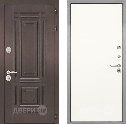 Входная металлическая Дверь Интекрон (INTECRON) Италия Гладкая Слоновая кость в Зарайске