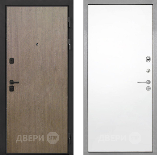 Входная металлическая Дверь Интекрон (INTECRON) Профит Black Венге Коричневый Гладкая Силк Сноу в Зарайске