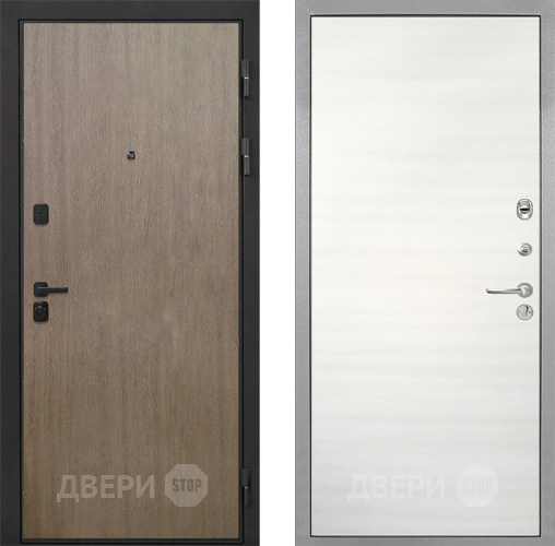 Дверь Интекрон (INTECRON) Профит Black Венге Коричневый Гладкая Дуб сильвер поперечный в Зарайске