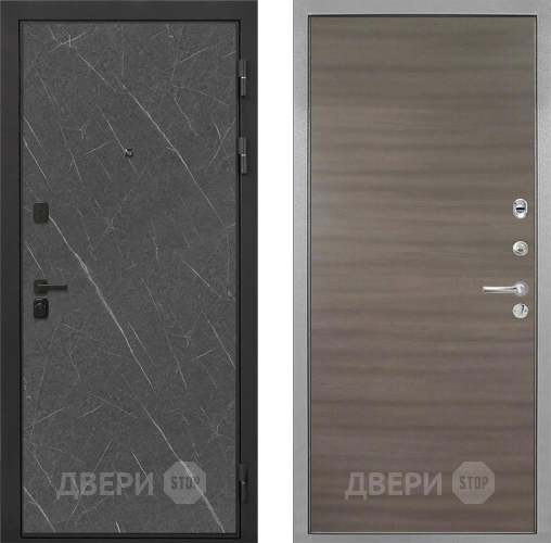 Входная металлическая Дверь Интекрон (INTECRON) Профит Black Гранит Лава Оникс Гладкая Дуб тоскано поперечный в Зарайске