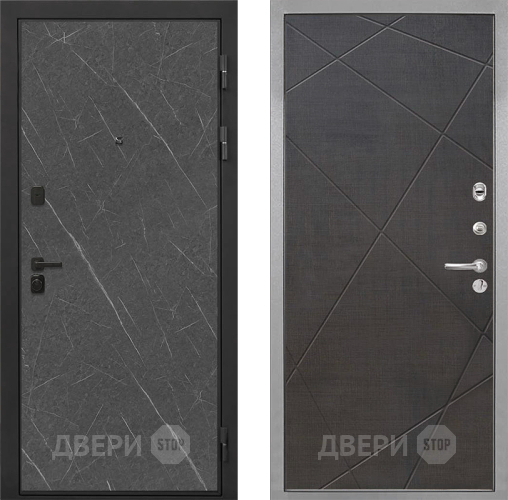 Входная металлическая Дверь Интекрон (INTECRON) Профит Black Гранит Лава Оникс Лучи-М Венге распил кофе в Зарайске