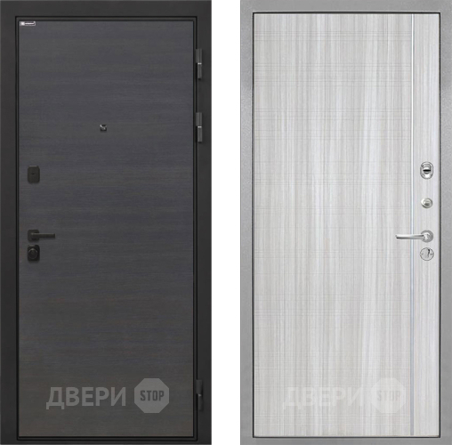 Входная металлическая Дверь Интекрон (INTECRON) Профит Black Эковенге В-07 с молдингом Сандал белый в Зарайске