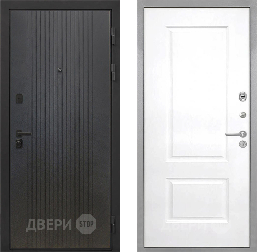 Входная металлическая Дверь Интекрон (INTECRON) Профит Black ФЛ-295 Альба Роял Вуд белый в Зарайске