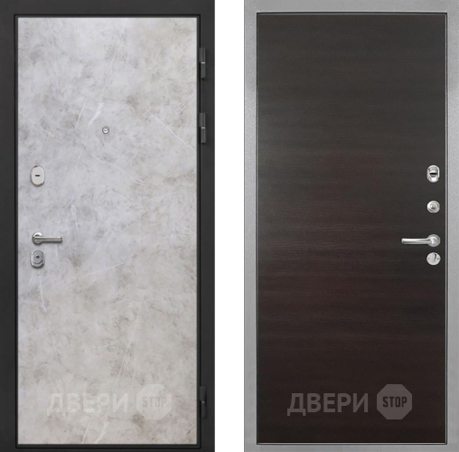 Дверь Интекрон (INTECRON) Гектор Мрамор Светлый Гладкая Эковенге поперечный в Зарайске