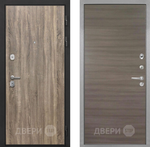 Входная металлическая Дверь Интекрон (INTECRON) Гектор Дуб Турин Гладкая Дуб тоскано поперечный в Зарайске