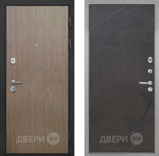 Входная металлическая Дверь Интекрон (INTECRON) Гектор Венге Коричневый Лучи-М Венге распил кофе в Зарайске