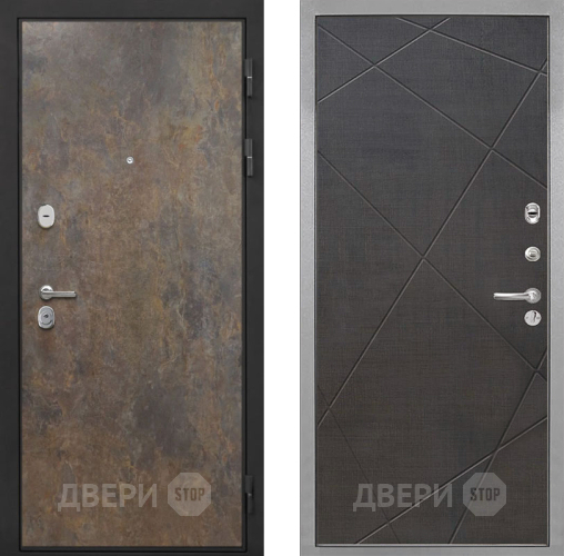 Входная металлическая Дверь Интекрон (INTECRON) Гектор Гранж Лучи-М Венге распил кофе в Зарайске