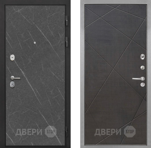 Входная металлическая Дверь Интекрон (INTECRON) Гектор Гранит Лава Оникс Лучи-М Венге распил кофе в Зарайске