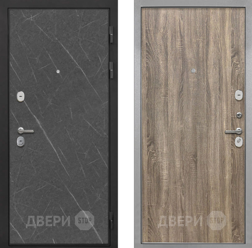Дверь Интекрон (INTECRON) Гектор Гранит Лава Оникс Гладкая Дуб турин в Зарайске