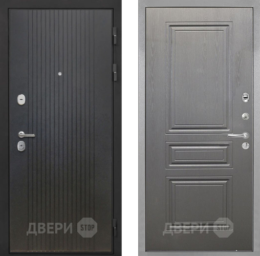 Входная металлическая Дверь Интекрон (INTECRON) Гектор ФЛ-295 ФЛ-243 Графит вуд дуб в Зарайске