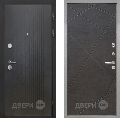 Входная металлическая Дверь Интекрон (INTECRON) Гектор ФЛ-295 Лучи-М Венге распил кофе в Зарайске