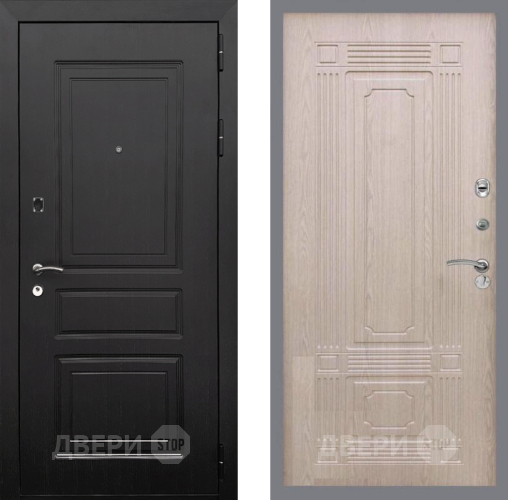 Входная металлическая Дверь Рекс (REX) 6 Венге FL-2 Беленый дуб в Зарайске