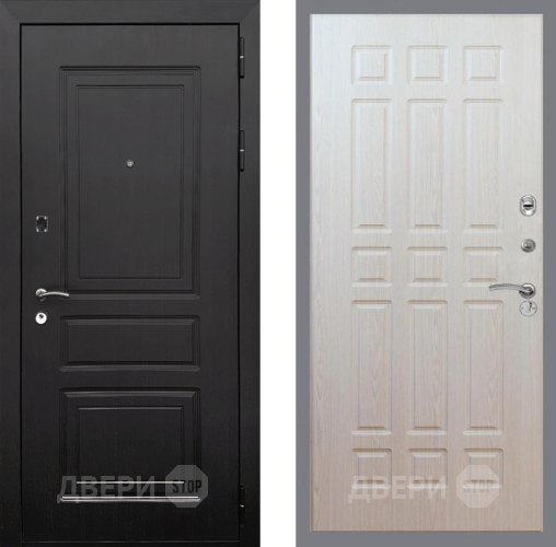 Входная металлическая Дверь Рекс (REX) 6 Венге FL-33 Беленый дуб в Зарайске