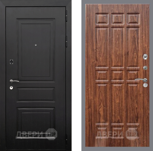 Входная металлическая Дверь Рекс (REX) 6 Венге FL-33 орех тисненый в Зарайске