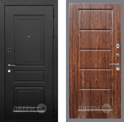 Входная металлическая Дверь Рекс (REX) 6 Венге FL-39 орех тисненый в Зарайске