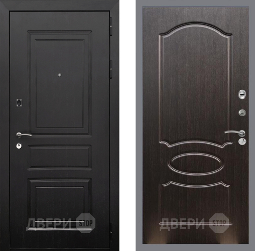 Входная металлическая Дверь Рекс (REX) 6 Венге FL-128 Венге светлый в Зарайске