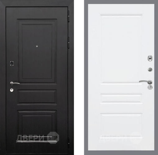 Входная металлическая Дверь Рекс (REX) 6 Венге FL-243 Силк Сноу в Зарайске