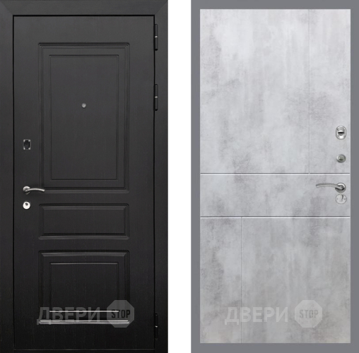 Входная металлическая Дверь Рекс (REX) 6 Венге FL-290 Бетон светлый в Зарайске