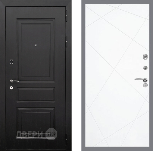 Входная металлическая Дверь Рекс (REX) 6 Венге FL-291 Силк Сноу в Зарайске