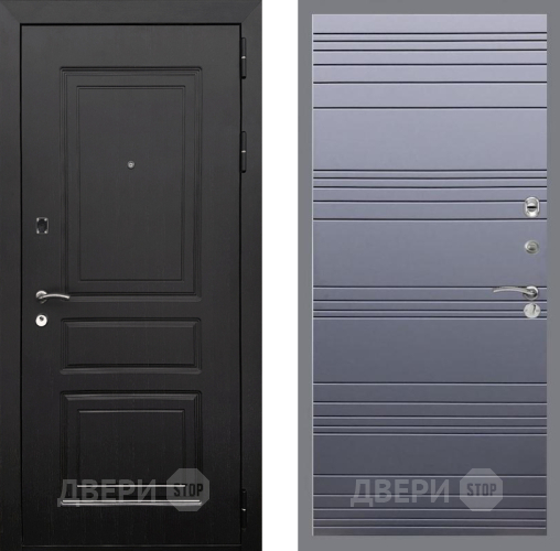 Входная металлическая Дверь Рекс (REX) 6 Венге Line Силк титан в Зарайске