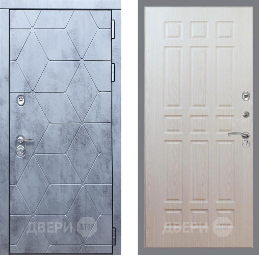 Входная металлическая Дверь Рекс (REX) 28 FL-33 Беленый дуб в Зарайске