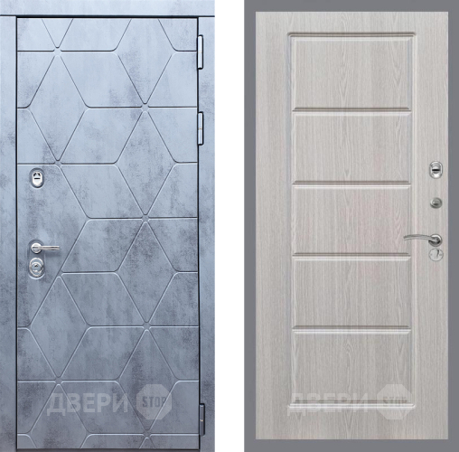 Входная металлическая Дверь Рекс (REX) 28 FL-39 Беленый дуб в Зарайске