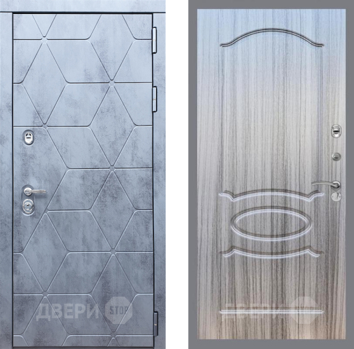 Входная металлическая Дверь Рекс (REX) 28 FL-128 Сандал грей в Зарайске