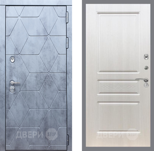 Входная металлическая Дверь Рекс (REX) 28 FL-243 Лиственница беж в Зарайске