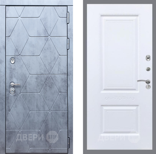 Входная металлическая Дверь Рекс (REX) 28 Смальта Силк Сноу в Зарайске
