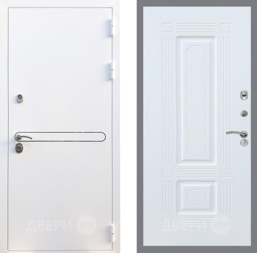 Входная металлическая Дверь Рекс (REX) 27 FL-2 Силк Сноу в Зарайске