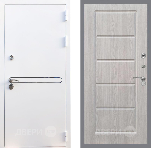 Входная металлическая Дверь Рекс (REX) 27 FL-39 Беленый дуб в Зарайске