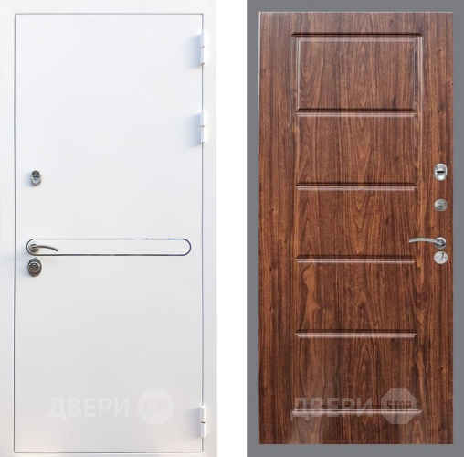 Входная металлическая Дверь Рекс (REX) 27 FL-39 орех тисненый в Зарайске