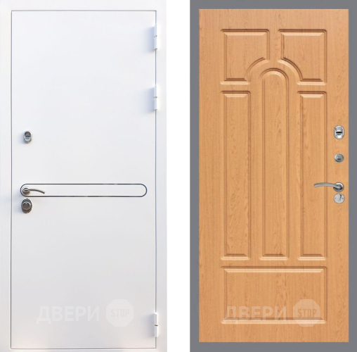 Входная металлическая Дверь Рекс (REX) 27 FL-58 Дуб в Зарайске