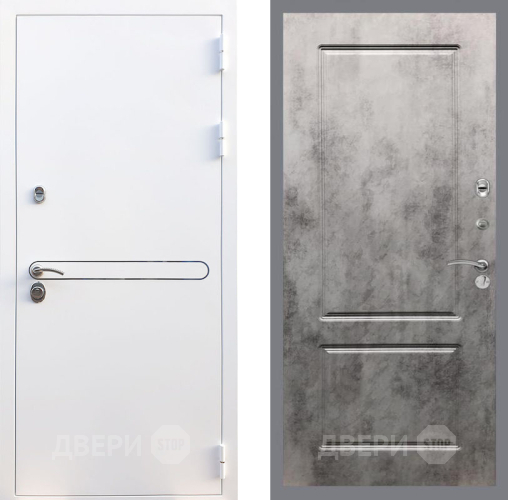 Входная металлическая Дверь Рекс (REX) 27 FL-117 Бетон темный в Зарайске