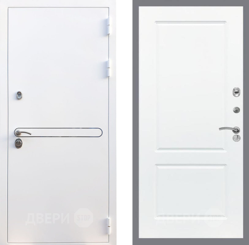 Входная металлическая Дверь Рекс (REX) 27 FL-117 Силк Сноу в Зарайске