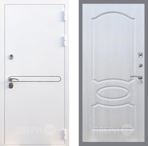 Входная металлическая Дверь Рекс (REX) 27 FL-128 Лиственница беж в Зарайске