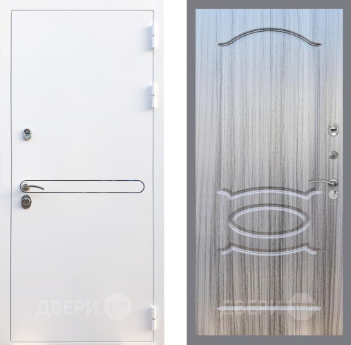 Входная металлическая Дверь Рекс (REX) 27 FL-128 Сандал грей в Зарайске