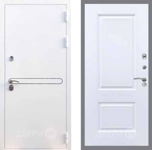 Входная металлическая Дверь Рекс (REX) 27 Смальта Силк Сноу в Зарайске