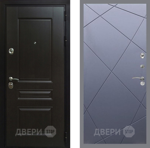 Входная металлическая Дверь Рекс (REX) Премиум-Н FL-291 Силк титан в Зарайске