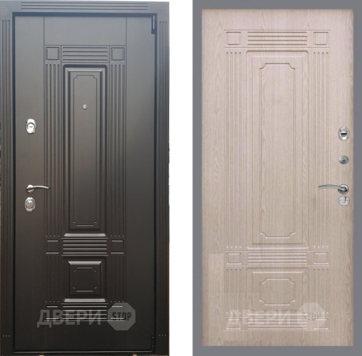 Входная металлическая Дверь Рекс (REX) 9 FL-2 Беленый дуб в Зарайске