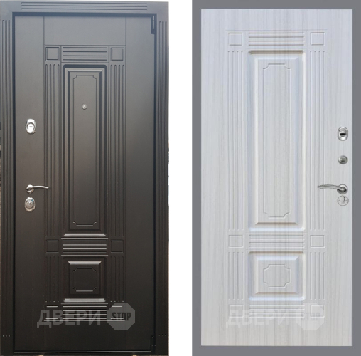 Входная металлическая Дверь Рекс (REX) 9 FL-2 Сандал белый в Зарайске