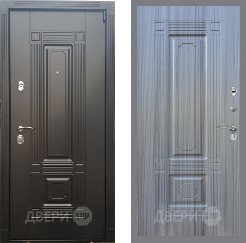 Входная металлическая Дверь Рекс (REX) 9 FL-2 Сандал грей в Зарайске