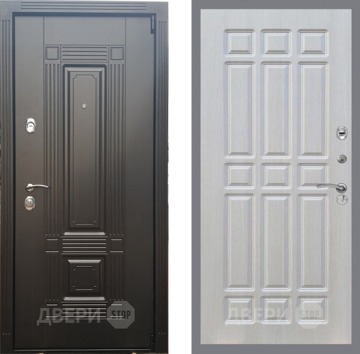 Входная металлическая Дверь Рекс (REX) 9 FL-33 Лиственница беж в Зарайске