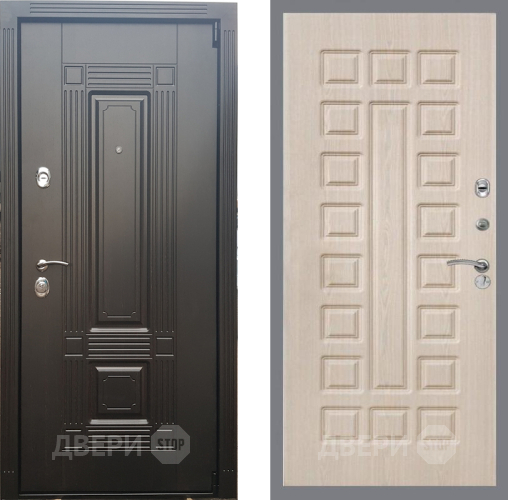 Входная металлическая Дверь Рекс (REX) 9 FL-183 Беленый дуб в Зарайске