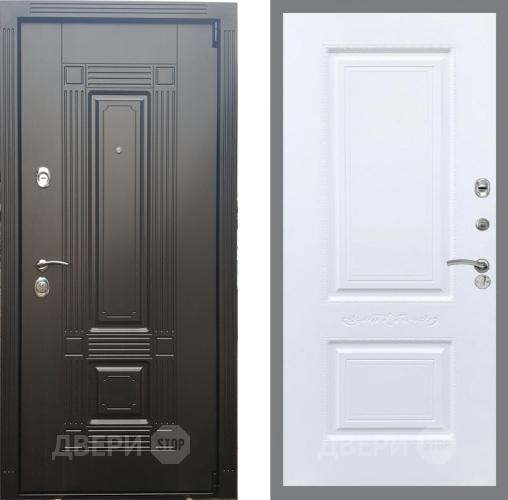 Входная металлическая Дверь Рекс (REX) 9 Смальта Силк Сноу в Зарайске