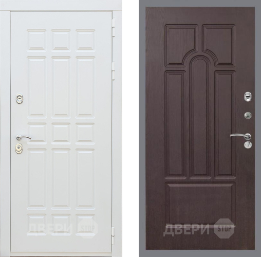 Входная металлическая Дверь Рекс (REX) 8 Силк Сноу FL-58 Венге в Зарайске